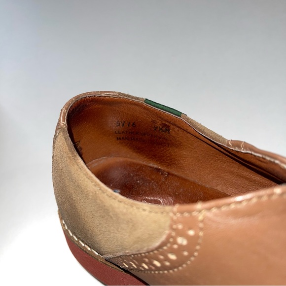 GH Bass Co. Brown Suede Lace Up Mens Size 7.5 Leather Shoes